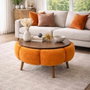 Atelier Del Sofa Papatya 60 - Naranja, Nogal